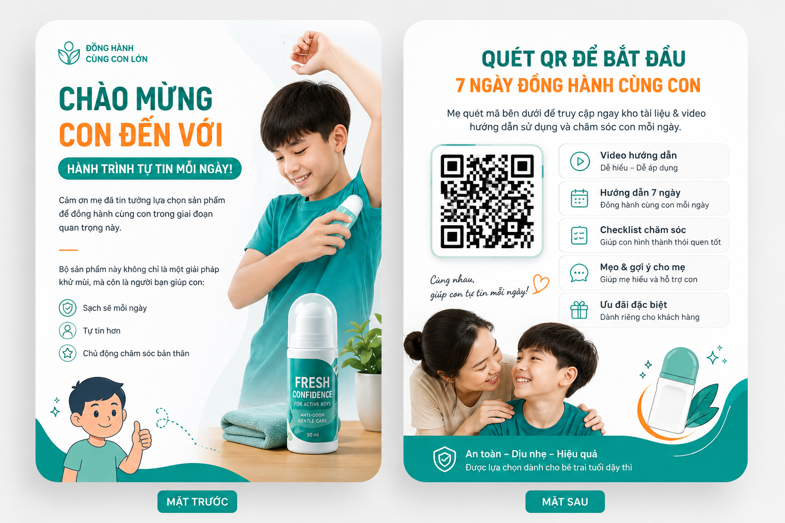 Thiệp QR chào mừng